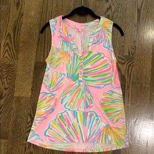 Lilly Pulitzer “Shellebration” knit tank